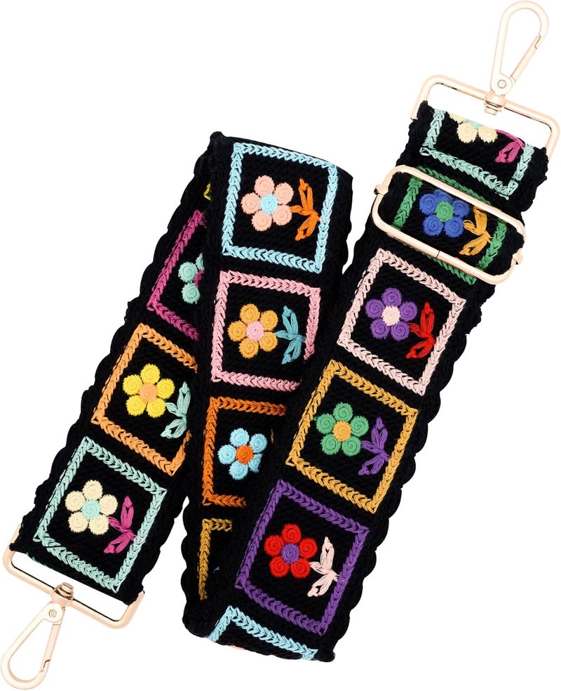 chushui Store Knit Purse Strap,Replacement Crossbody Wide Adjustable Shoulder Strap for Bag Handbag - Image 1